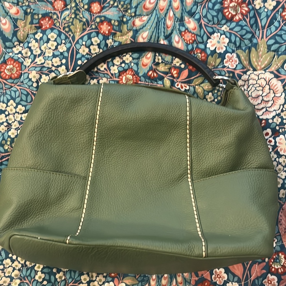 Plinio Visona Olive Green Hobo Bag - Picture 7 of 10